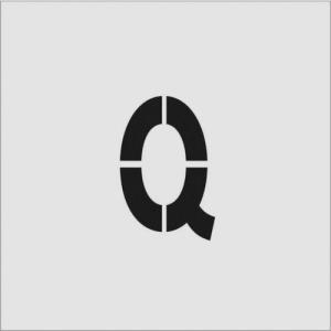 IM ステンシル Q 文字サイズ100×65mm ( AST-Q10065 ) (株)アイマーク｜orangetool