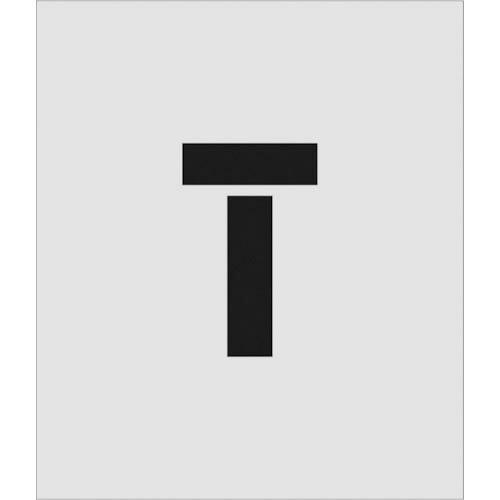 IM ステンシル T 文字サイズ150×95mm ( AST-T15095 ) (株)アイマーク