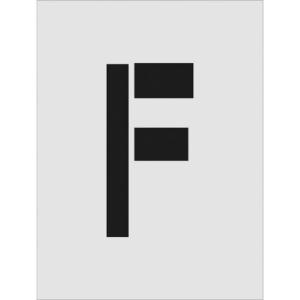 IM ステンシル F 文字サイズ250×125mm ( AST-F250125 ) (株)アイマーク｜orangetool