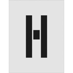 IM ステンシル H 文字サイズ250×125mm ( AST-H250125 ) (株)アイマーク｜orangetool