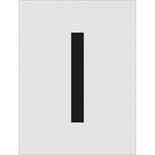 IM ステンシル I 文字サイズ250×125mm ( AST-I250125 ) (株)アイマーク