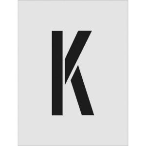 IM ステンシル K 文字サイズ250×125mm ( AST-K250125 ) (株)アイマーク｜orangetool