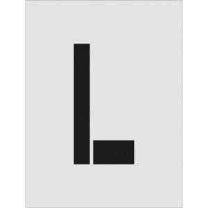 IM ステンシル L 文字サイズ250×125mm ( AST-L250125 ) (株)アイマーク｜orangetool