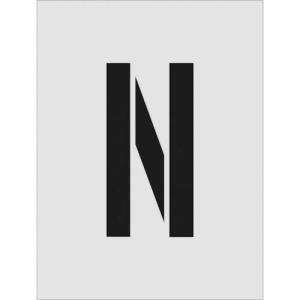 IM ステンシル N 文字サイズ250×125mm ( AST-N250125 ) (株)アイマーク｜orangetool