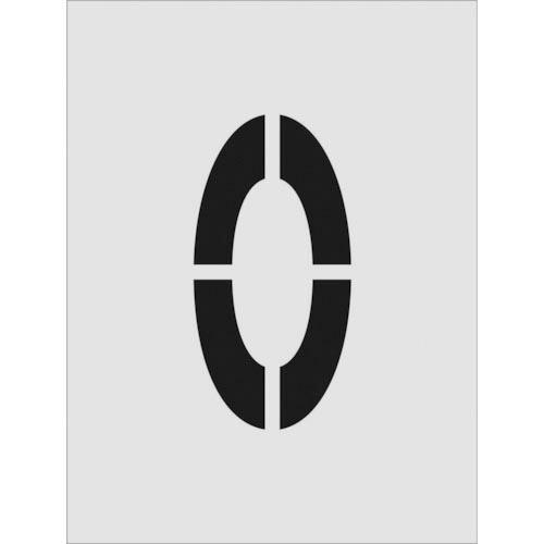 IM ステンシル O 文字サイズ250×125mm ( AST-O250125 ) (株)アイマーク