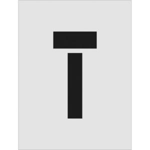 IM ステンシル T 文字サイズ250×125mm ( AST-T250125 ) (株)アイマーク｜orangetool
