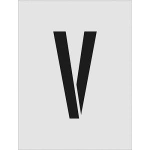 IM ステンシル V 文字サイズ250×125mm ( AST-V250125 ) (株)アイマーク｜orangetool