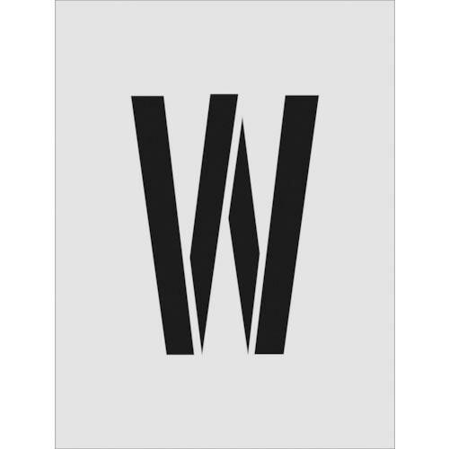 IM ステンシル W 文字サイズ250×125mm ( AST-W250125 ) (株)アイマーク