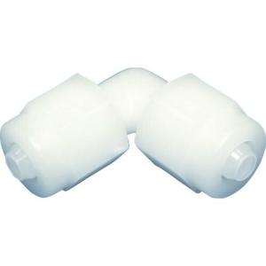 アラム チューブ継手 FUコネクター エルボ ポリプロピレン(白)(1762-03) 適用チューブ径4×6mm ( FCL0406PP ) アラム(株)｜orangetool