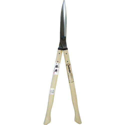 鋼典 刈込鋏 安来鋼付止ナシ 430mm コブ付白樫 ( A-21 ) 五十嵐刃物工業(株)