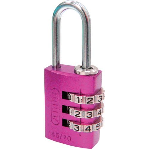ABUS ナンバー可変式南京錠 145-20 ピンク ( 145-20-PI ) アバス社