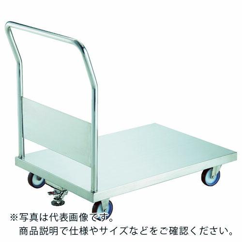 TRUSCO オールステンレス台車 1200X750 φ100NU ストッパー付 ( AS-1-10...