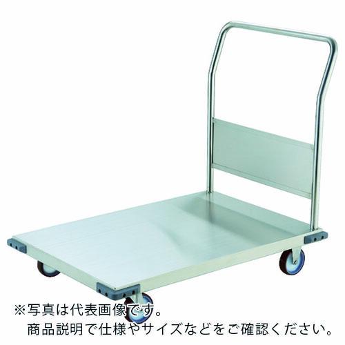 TRUSCO オールステンレス台車 コーナーC付 800X450 φ100NU ( AS-3B-10...