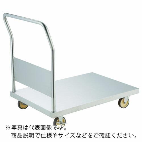 TRUSCO オールステンレス台車 コーナーC付 800X450 NU ストッパー付 ( AS-3B...
