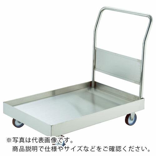 TRUSCO ステンレス台車 オールSUS304 皿型台車 800X450 NU車輪 ( SSAR-...