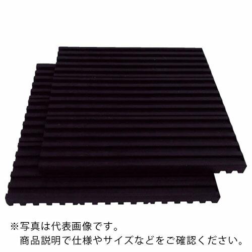 WAKI 防振ゴムA 10X100X100mm ( BGA-02 ) 和気産業(株)