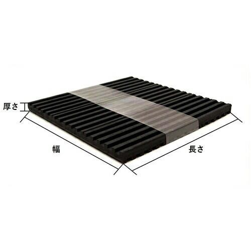WAKI 防振ゴムA 10X150X150mm ( BGA-03 ) 和気産業(株)
