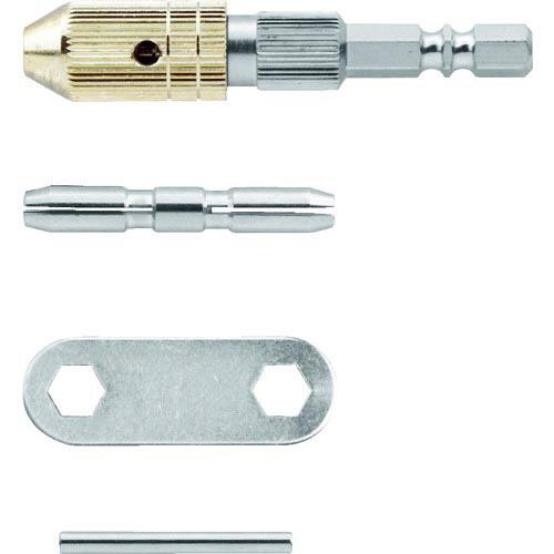 TRUSCO 電動用精密ドリルチャック 0.1~3.2mm コレット2個付 ( TDPV3.2 ) ...