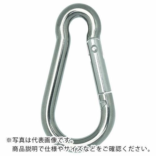 TRUSCO 国産ステンレスカラビナハーケン B型 10X110mm ( TSKH-10B ) トラ...