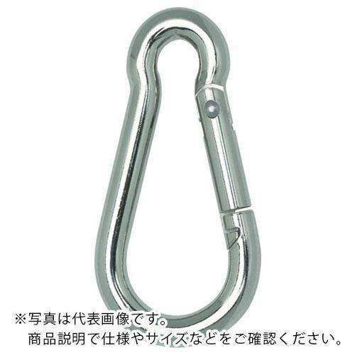 TRUSCO 国産カラビナハーケン B型 スチール製 6X60mm ( TKH-6B ) トラスコ中...