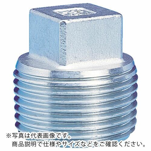 TRUSCO ねじ込み管継手 SUS 四角プラグ 15A ( TP-15A ) トラスコ中山(株)