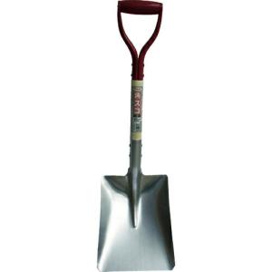 コンパル 除雪ショベル アルミ角スコ (中) 刃先幅245mm ( 029581 )｜orangetool