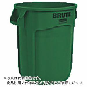 ラバーメイド ラウンドブルートコンテナ スリット付き 37.9L ダークグリーン ( 261006 ) ニューウェルブランズ・ジャパン合同会社｜orangetool