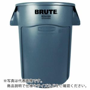ラバーメイド ラウンドブルートコンテナ スリット付き 37.9L グレー ( 261075 ) ニューウェルブランズ・ジャパン合同会社｜orangetool