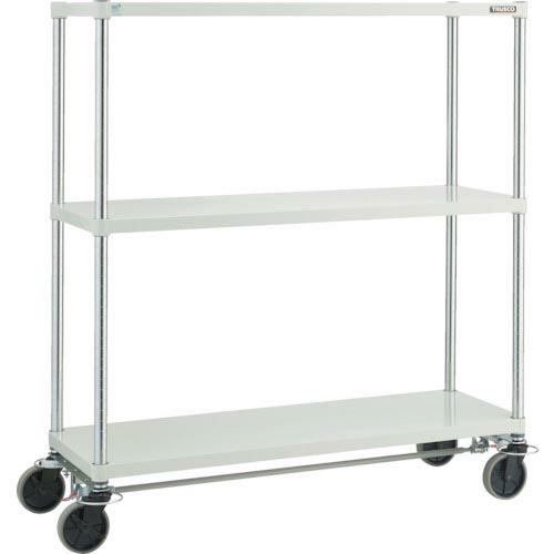 TRUSCO スチールラック フェニックスラック 1200X450 U車輪4輪S付 W色 抗菌粉体塗...