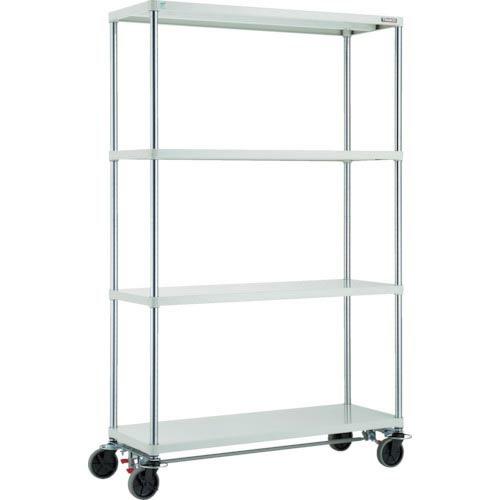 TRUSCO スチールラック フェニックスラック 1200X450 U車輪4輪S付 W色 抗菌粉体塗...