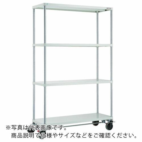 TRUSCO スチールラック フェニックスラック 1500X600 U車輪4輪S付 W色 抗菌粉体塗...