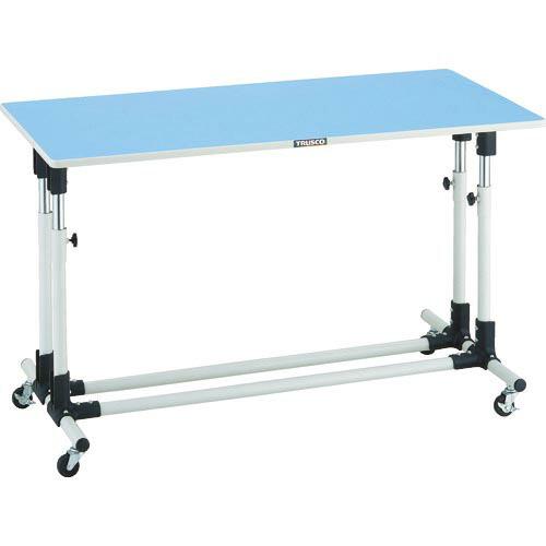 TRUSCO ジャスト 1200X600XH700-950 車輪付 ( JMW-1260C ) トラ...