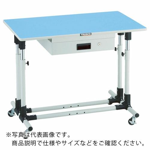 TRUSCO ジャスト 1200X600XH700-950 引出 車輪付 ( JMW-1260CUD...