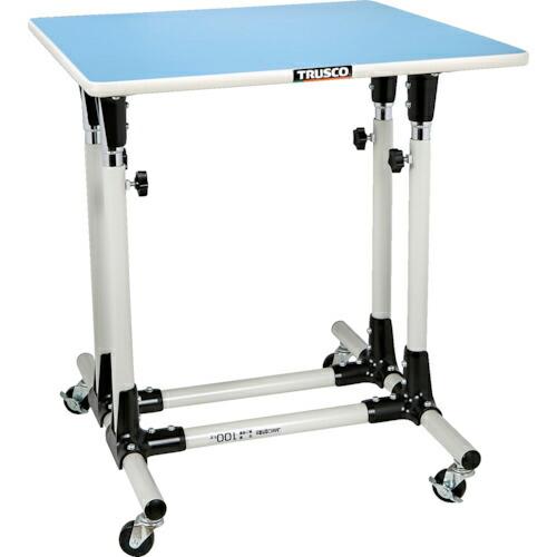 TRUSCO ジャスト 600X600XH700-950 車輪付 ( JMW-6060C ) トラス...