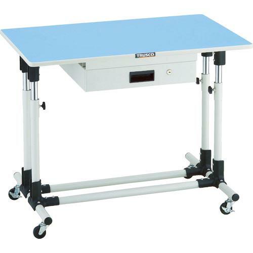 TRUSCO ジャスト 900X600XH700-950 引出 車輪付 ( JMW-9060CUDK...