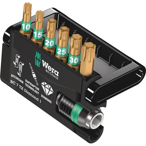 Wera バイトーションダイヤモンド ビットチェック 6本 ラピダプター ( 057415 ) We...