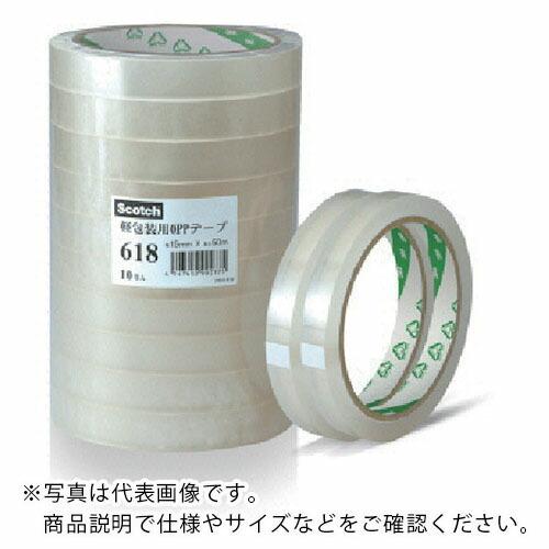 3M スコッチ 軽包装用OPPテープ 618 24mmX70m ( 618 24X70 ) (72巻...
