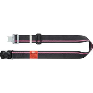 KH ワンタッチバックル胴ベルト 1200mm 黒-ピンク/黒 ( 47633PNF ) (株)基陽｜orangetool