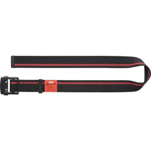 KH アルミバックル胴ベルト(スライド式) 1400mm 黒/緋 ( 47423RF ) (株)基陽｜orangetool