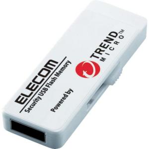 エレコム セキュリティ機能付USBメモリー 8GB 1年ライセンス ( MF-PUVT308GA1 )｜orangetool