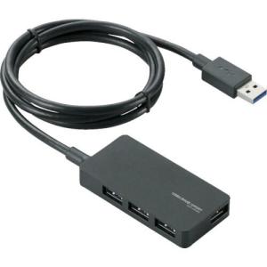 エレコム USBHUB3.0/ACアダプタ付/セルフパワー/4ポート/ブラック ( U3H-A408SBK )｜orangetool