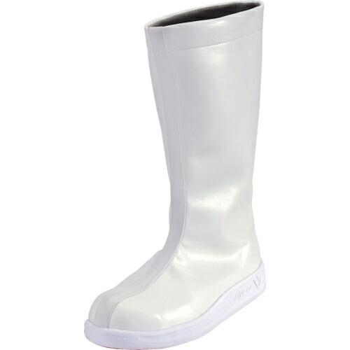 日進 耐滑樹脂先芯入りブーツ ハイパーV#5400(ホワイト) 24.5cm ( V5400W-24...