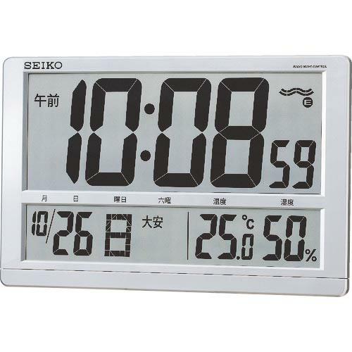 SEIKO 大型液晶電波掛置兼用時計 ( SQ433S ) セイコータイムクリエーション(株)