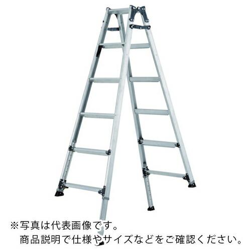 アルインコ 伸縮脚付きはしご兼用脚立(踏ざん幅60mm・各脚441mm伸縮) ( PRT120FX ...