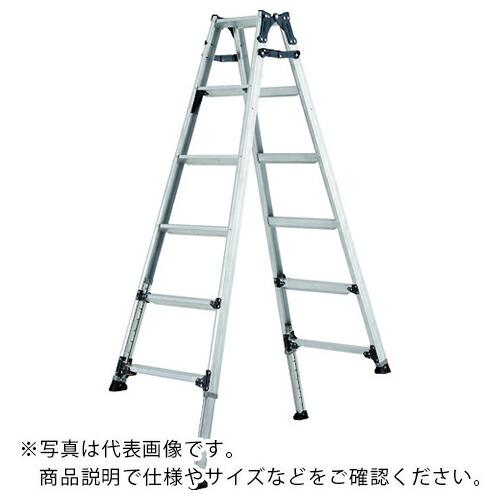 アルインコ 伸縮脚付きはしご兼用脚立(踏ざん幅60mm・各脚441mm伸縮) ( PRT180FX ...