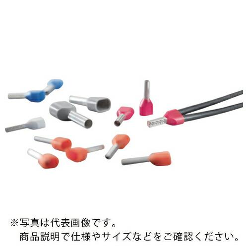 ワイドミュラー 2本用絶縁カバー付圧着端子 H1.0/25 ZH GE フェルー ( 9037280...