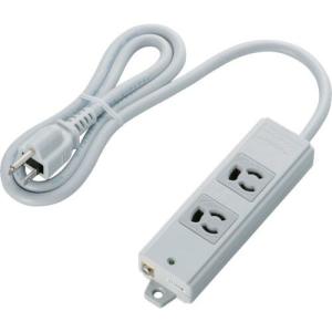 ELECOM RoHs準拠OAタップ抜け止 3P 2個口 マグネット1mグレー ( T-WRM3210LG/RS ) エレコム(株)｜orangetool