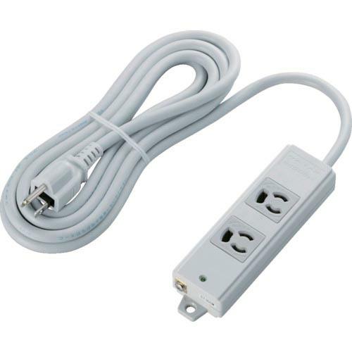 ELECOM RoHs準拠OAタップ 抜け止 3P 2個口 マグネット 3m グレー ( T-WRM...