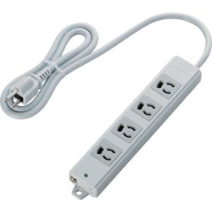 ELECOM RoHs準拠OAタップ 抜け止 3P 4個口 マグネット 1m グレー ( T-WRM3410LG/RS ) エレコム(株)｜orangetool