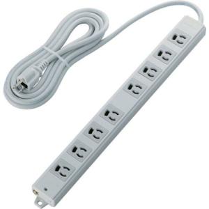 ELECOM 工事用タップ EURoHS指令準拠 抜け止 3P 8個口 マグネット 3m グレー ( T-WRM3830LG/RS ) エレコム(株)｜orangetool